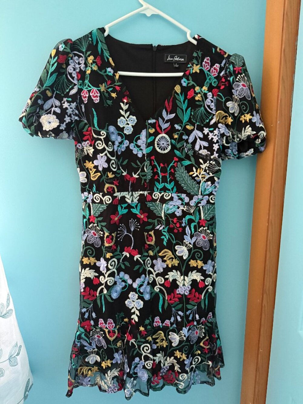 Sam Edelman Embroidered Floral Mini Dress